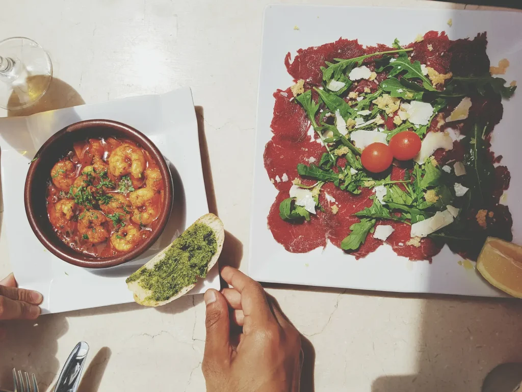 high-angle-view-hand-holding-food